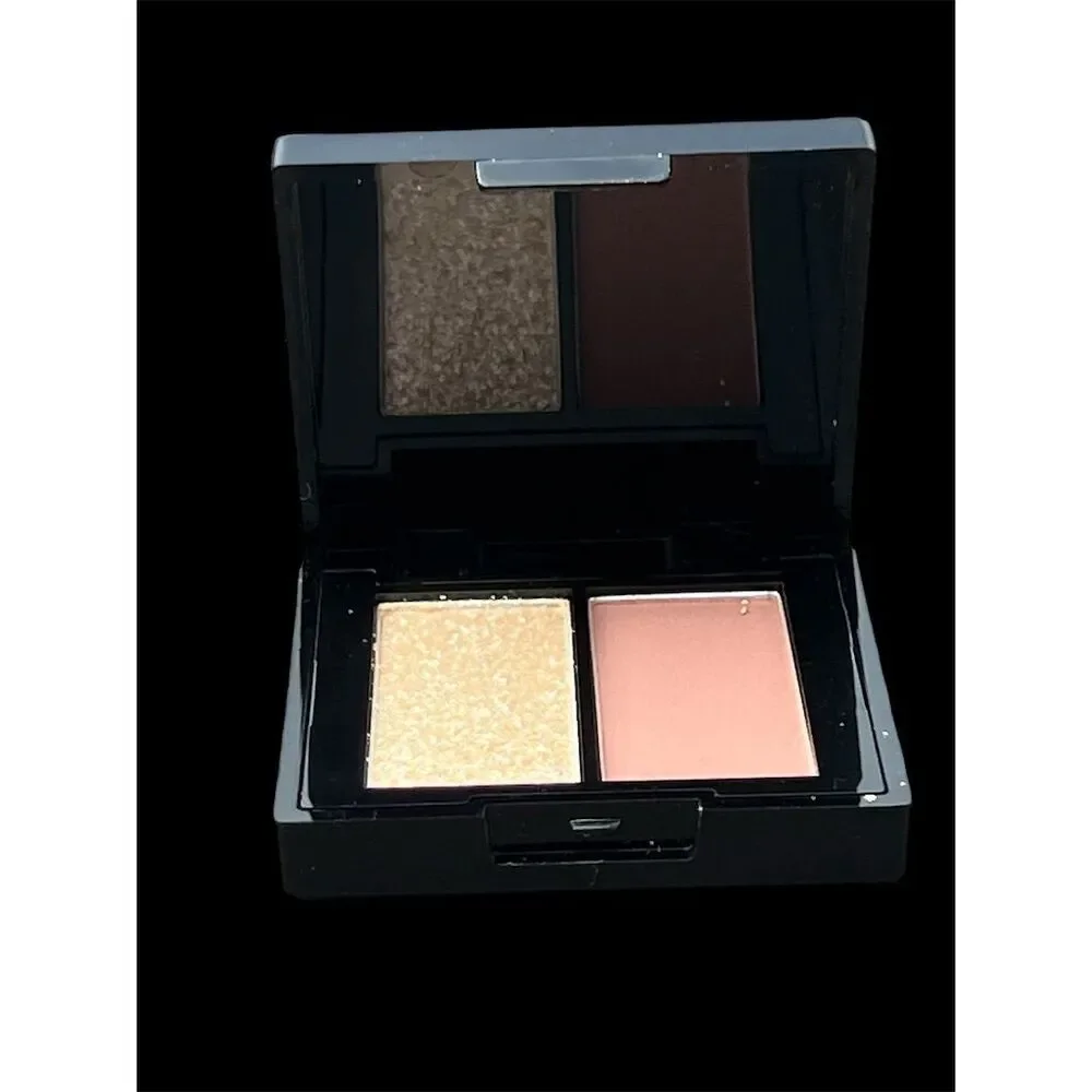 Eleman Beauty Eyeshadow Duo - Latte & Tude Shimmer Matte Talc-Free Vegan
